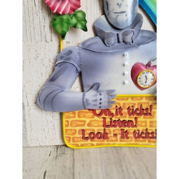 Vintage wizard of Oz sign tin man Hanging metal sign home decor - Picture 2 of 9